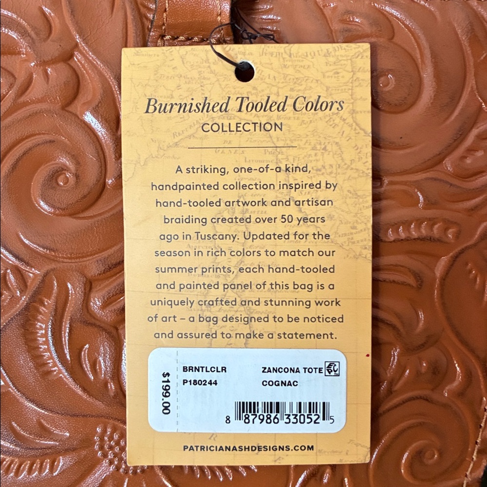 Patricia Nash Zancona Leather Tote - Picture 6 of 9